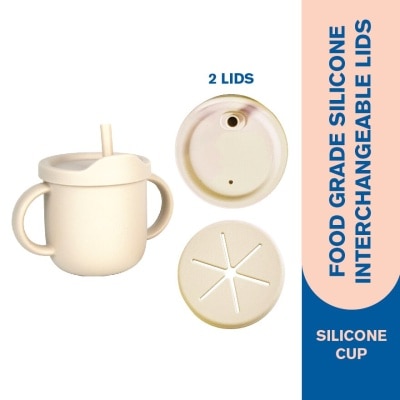 JOYLEE 100% Silicon Training Cup Beige