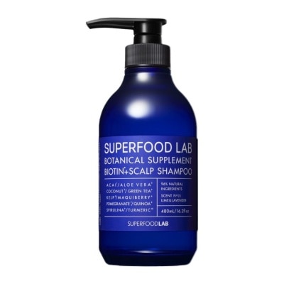 SUPERFOOD LAB Biotin Plus Scalp Shampoo 480ml