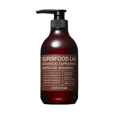 SUPERFOOD LAB Biotin Plus Oil Shampoo 480ml