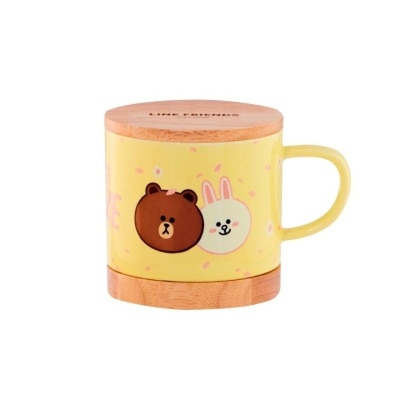 LINE FRIENDS Ceramic Mug set Brown Leo 1s