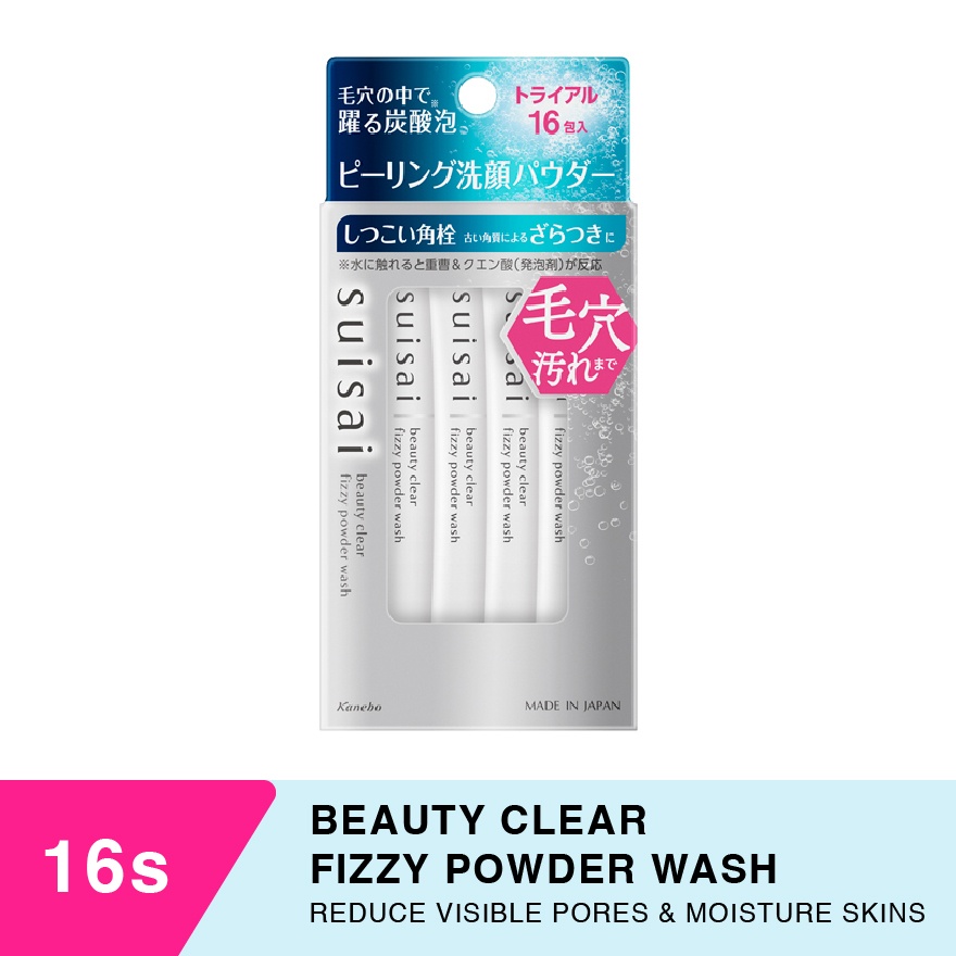 Beauty Clear Fizzy Powder Wash 16's