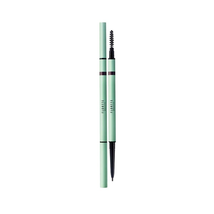 2 in 1 Slim Eyebrow Pencil B6 Mint Chocolate 1s