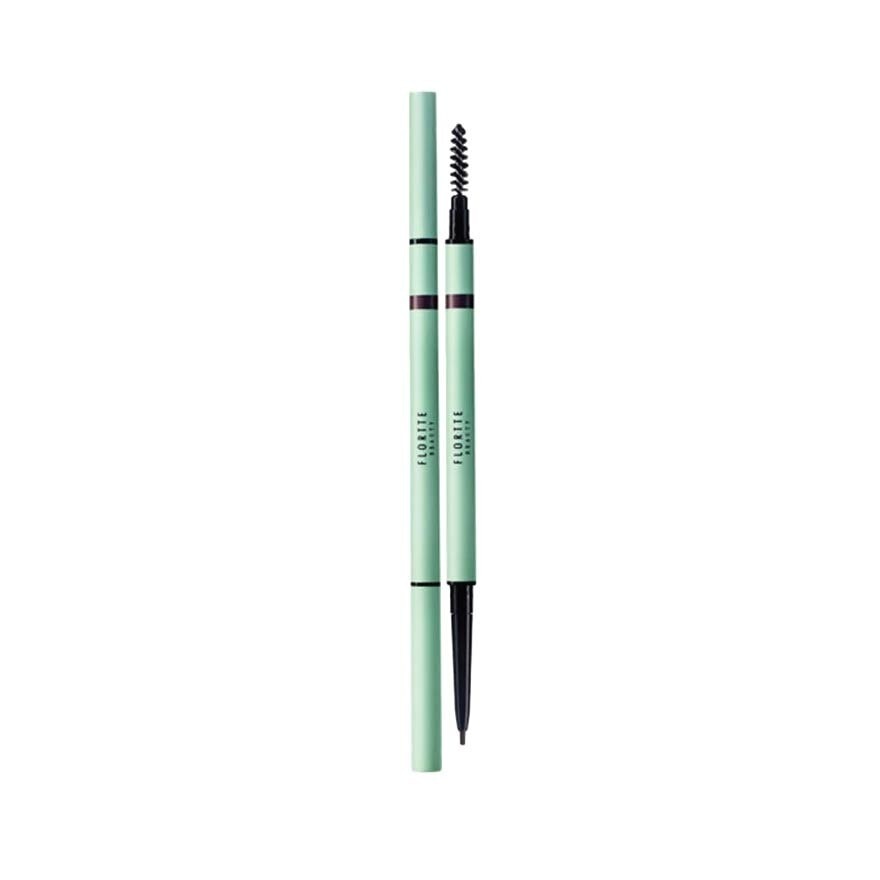 2 in 1 Slim Eyebrow Pencil B6 Mint Chocolate 1s