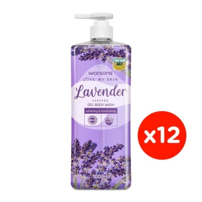 WATSONS - (Bulk) Shower Gel Lavender 1LX12