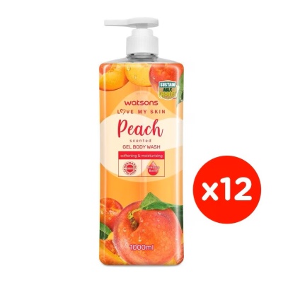 WATSONS - (Bulk) Shower Gel Peach 1LX12