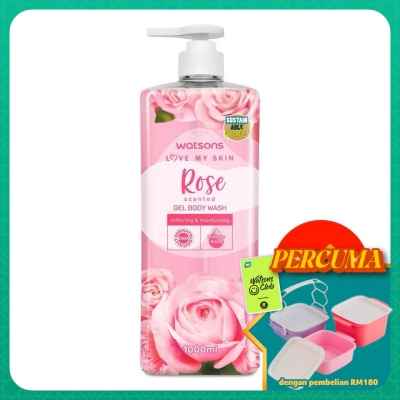 WATSONS - (Bulk) Shower Gel Rose 1LX12