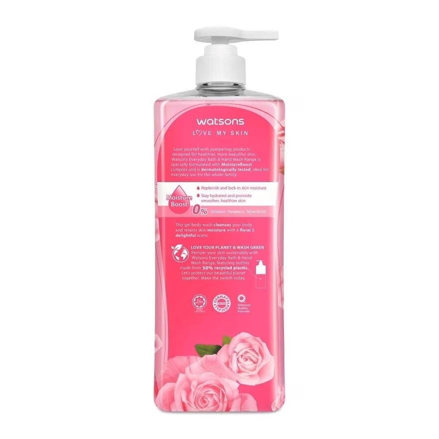 (Bulk) Shower Gel Rose 1LX12