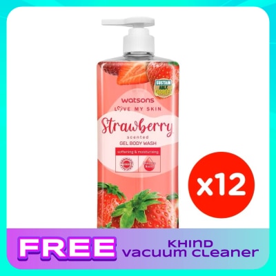 WATSONS (Bulk) Shower Gel Strawberry 1LX12