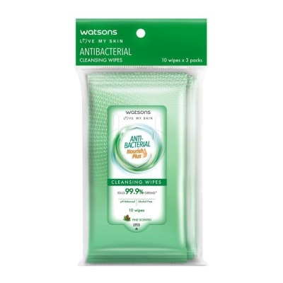 WATSONS (Bulk) Antibacterial Cleansing Wipes 10SX3X48