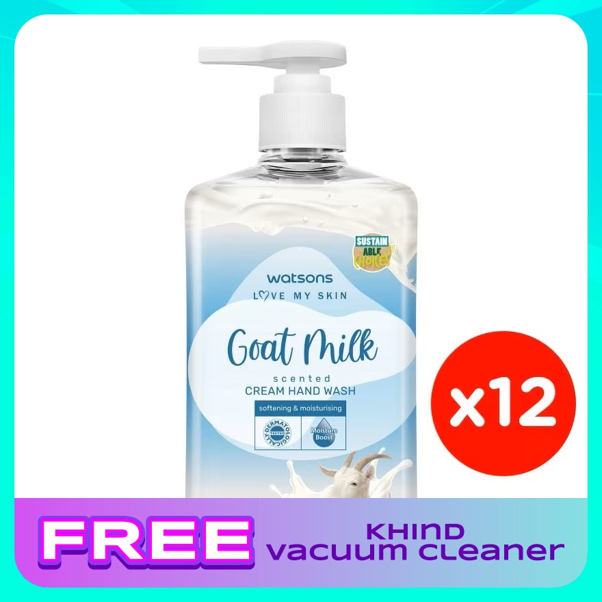 (Bulk) Cream Handsoap Goat Milk  500MLX12