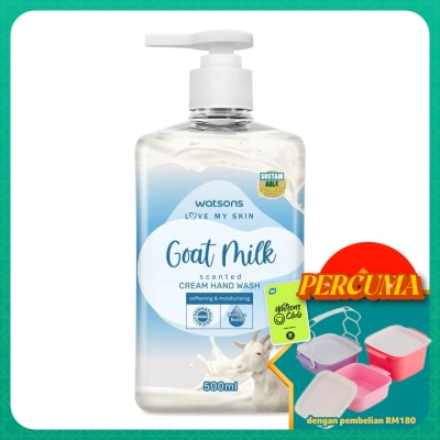 WATSONS - (Bulk) Cream Handwash Goat Milk 500MLX12