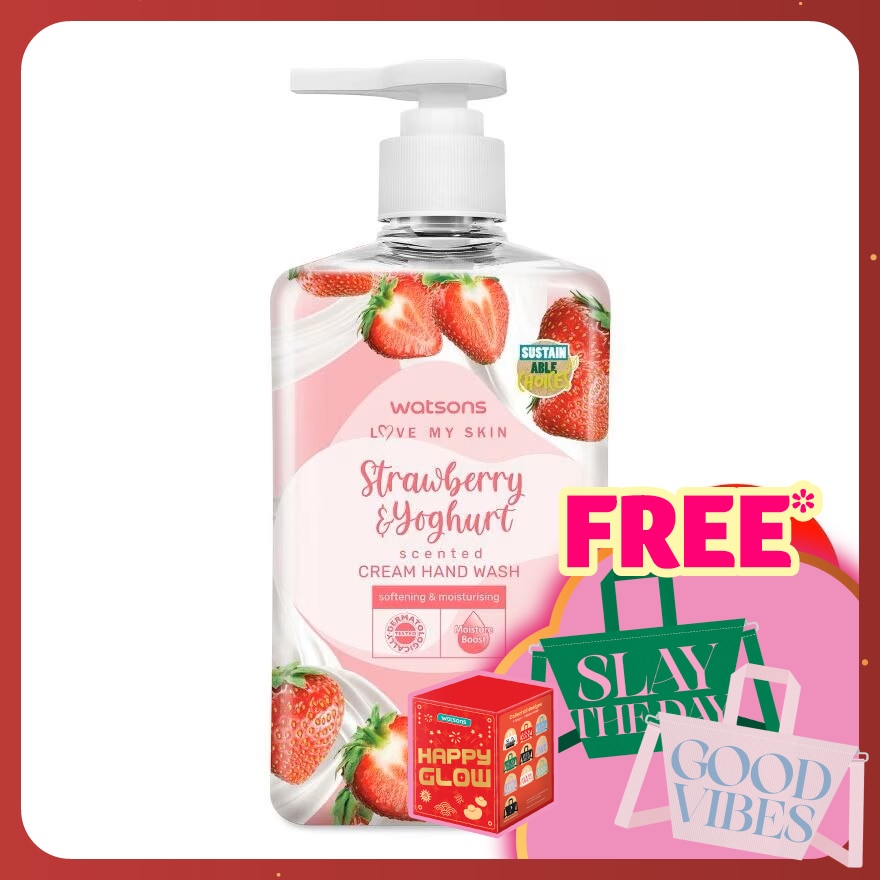 (Bulk) Cream Handwash Strawberry & Yogurt 500MLX12