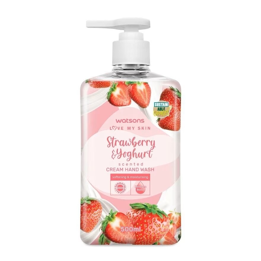 (Bulk) Cream H/soap Strawberry & Yogurt  500MLX12