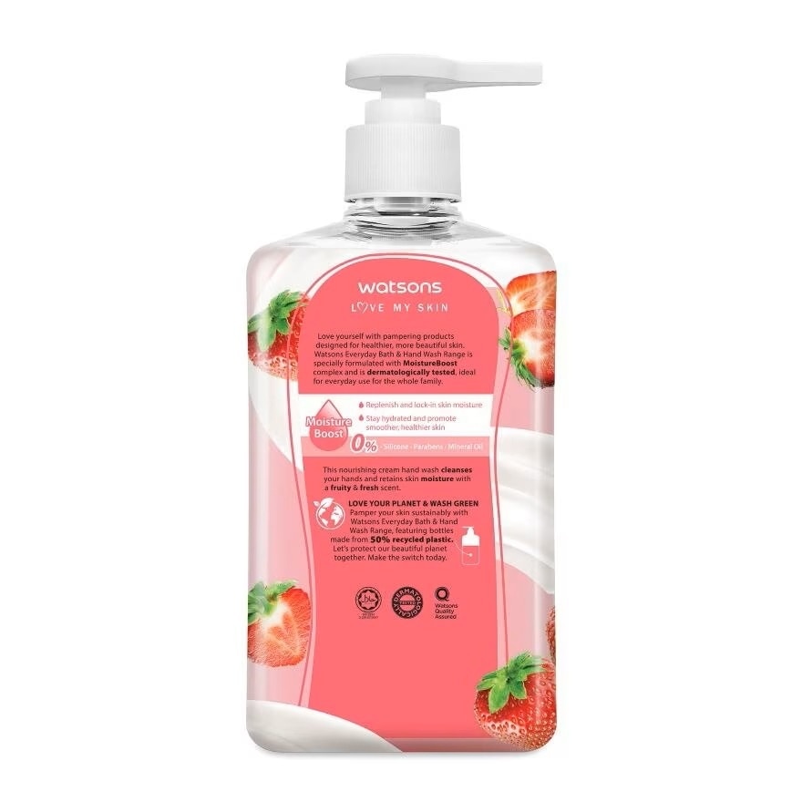 (Bulk) Cream H/soap Strawberry & Yogurt  500MLX12
