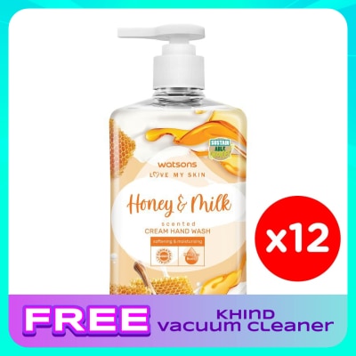 WATSONS (Bulk) Cream Handsoap Honey & Milk  500MLX12