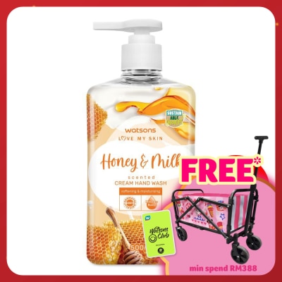 WATSONS (Bulk) Cream Handsoap Honey & Milk  500MLX12