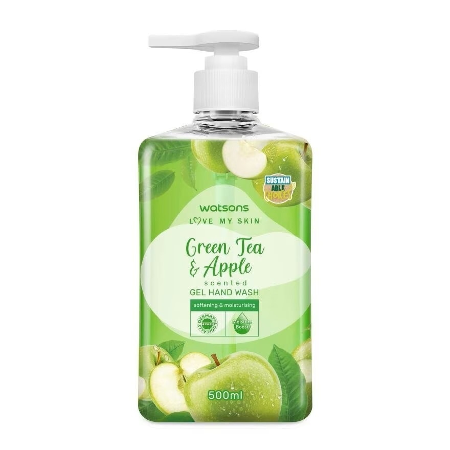 (Bulk) Gel Handsoap Green Tea & Apple  500MLX12
