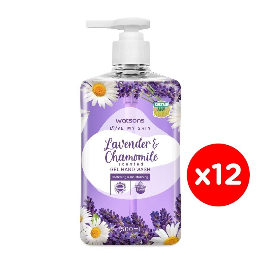 (Bulk) Gel Handsoap Lavender & Chamomile 500MLX12