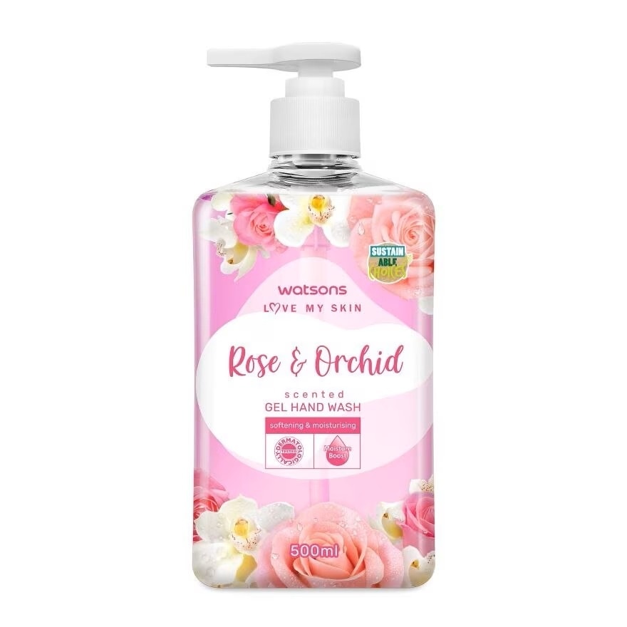 (Bulk) Gel Handsoap Rose & Orchid  500MLX12