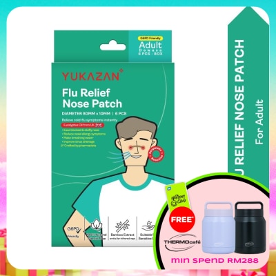 YUKA ZAN - Adult Flu Relief Nose Patch 6'S