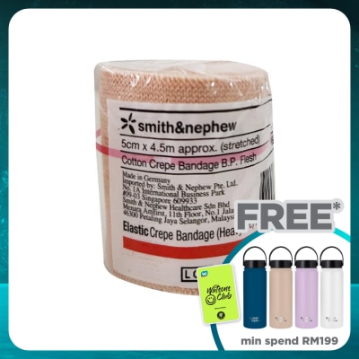 SMITH & NEPHEW Elastic Crepe Bandage (Heavy) 5CM X 4.5M 1s