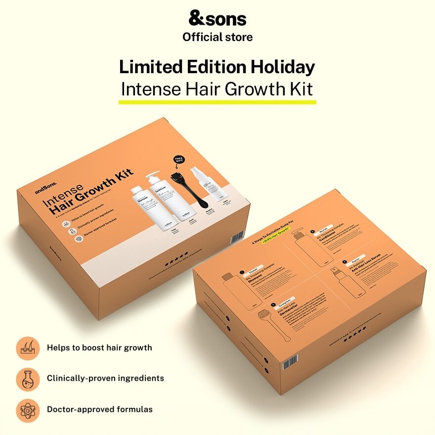 Intense Hair Growth Kit 4Pcs