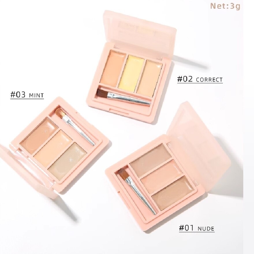 Triple Shade Cream Concealer 01 Nude 1s