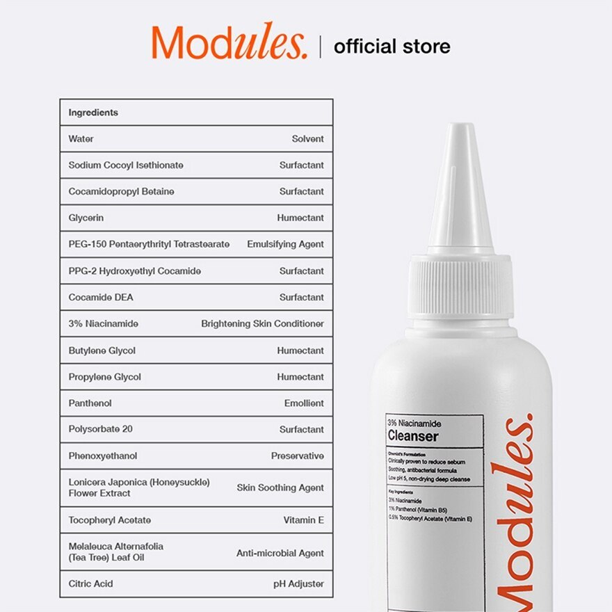 3% Niacinamide Cleanser 100ml