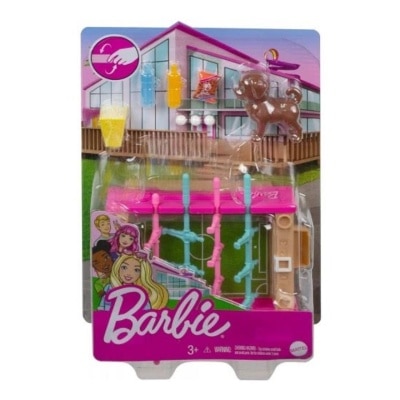 BARBIE Mini Playset with Pet House - Foosball