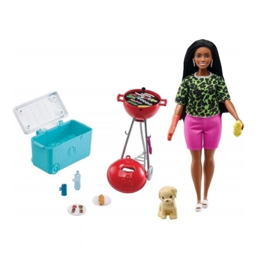 Mini Playset with Pet House - BBQ Pit