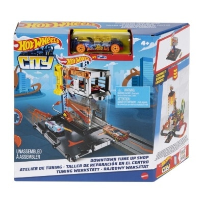 HOT WHEELS City Downtown Trackset - Repair Station