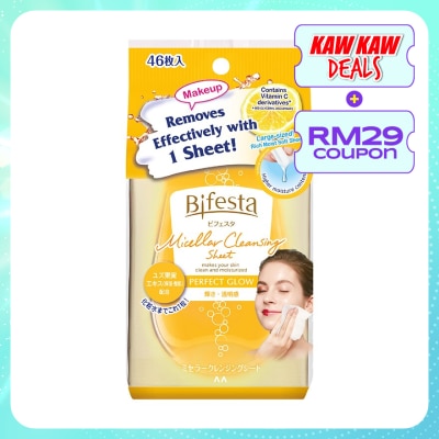 BIFESTA Micellar Cleansing Sheet Perfect Glow 46's