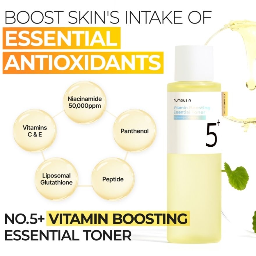 No.5+ Vitamin Boosting Essential Toner 200ml