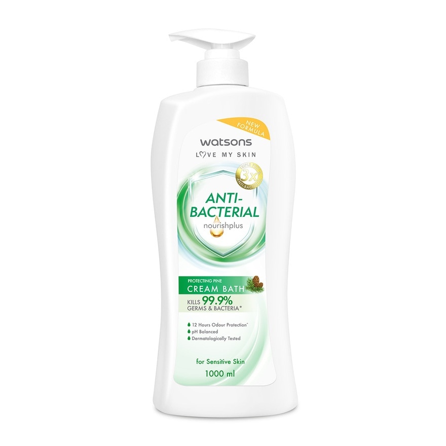 Pine Protecting Antibacterial Cream Bath 1L