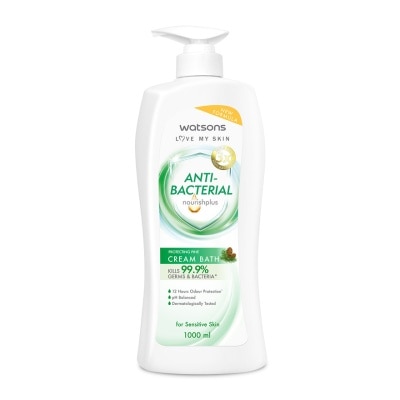 WATSONS Pine Protecting Antibacterial Cream Bath 1000ML