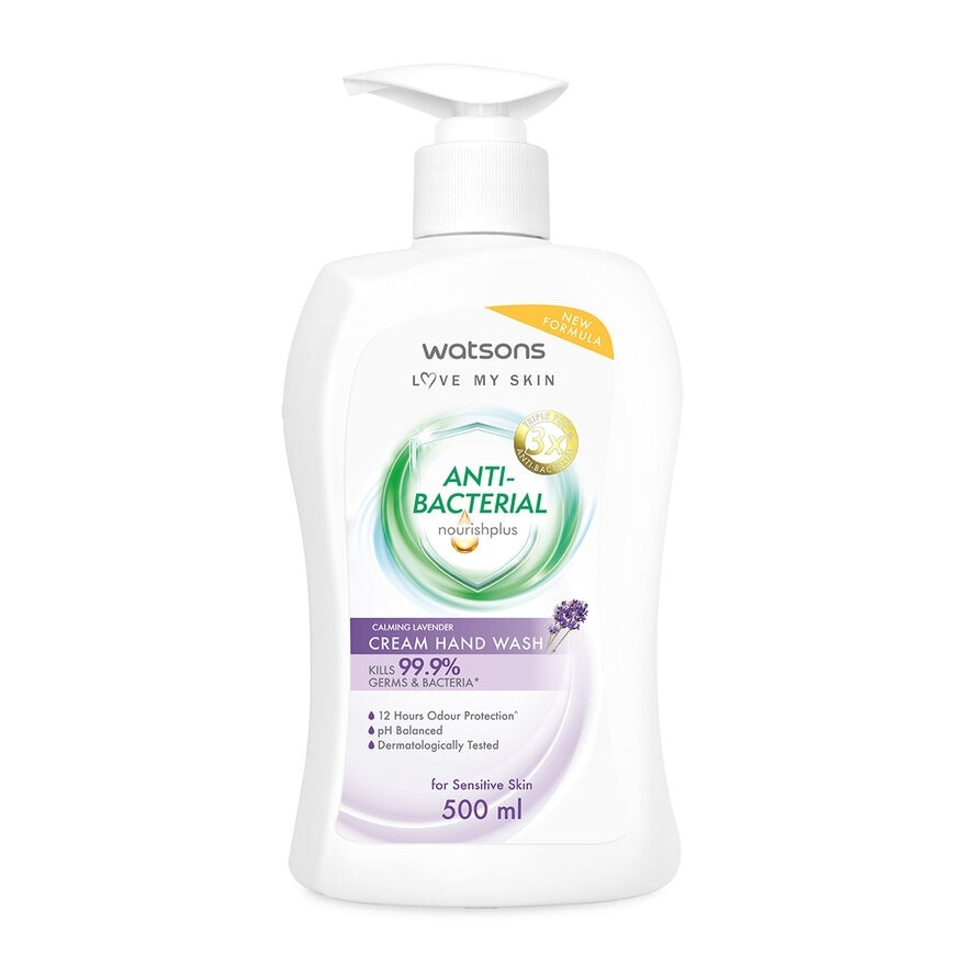 Lavender Calming Antibacterial Cream Hand Wash 500ML