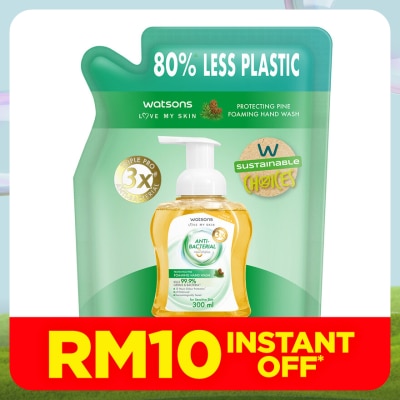 WATSONS Pine Protecting Antibacterial Foaming Hand Wash Refill 285ML