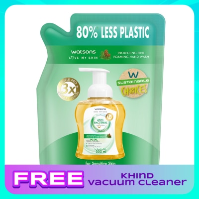 WATSONS Pine Protecting Antibacterial Foaming Hand Wash Refill 285ML