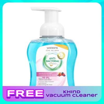 WATSONS Wild Berry Brightening Antibacterial Foaming Hand Wash 300ML
