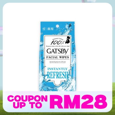GATSBY Facial Wipes Instantly Refresh 42s