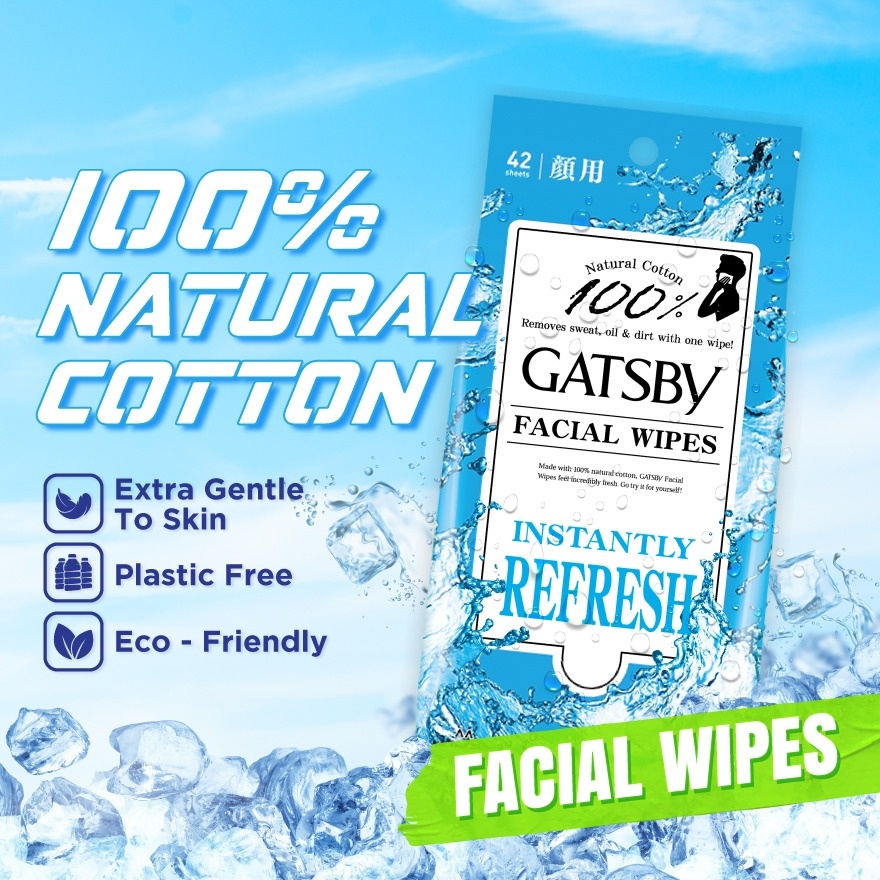 Facial Wipes Instantly Refresh 42s image