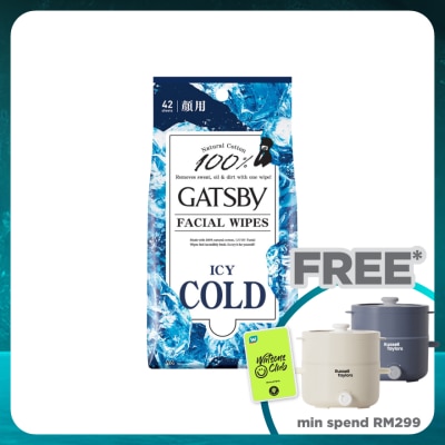 GATSBY Facial Wipes Icy Cold 42s