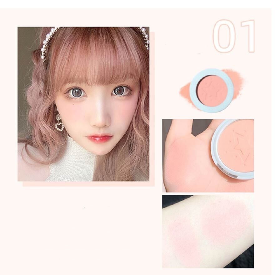 Colourful Soft Matte Blush 01 Baby Pink 1s