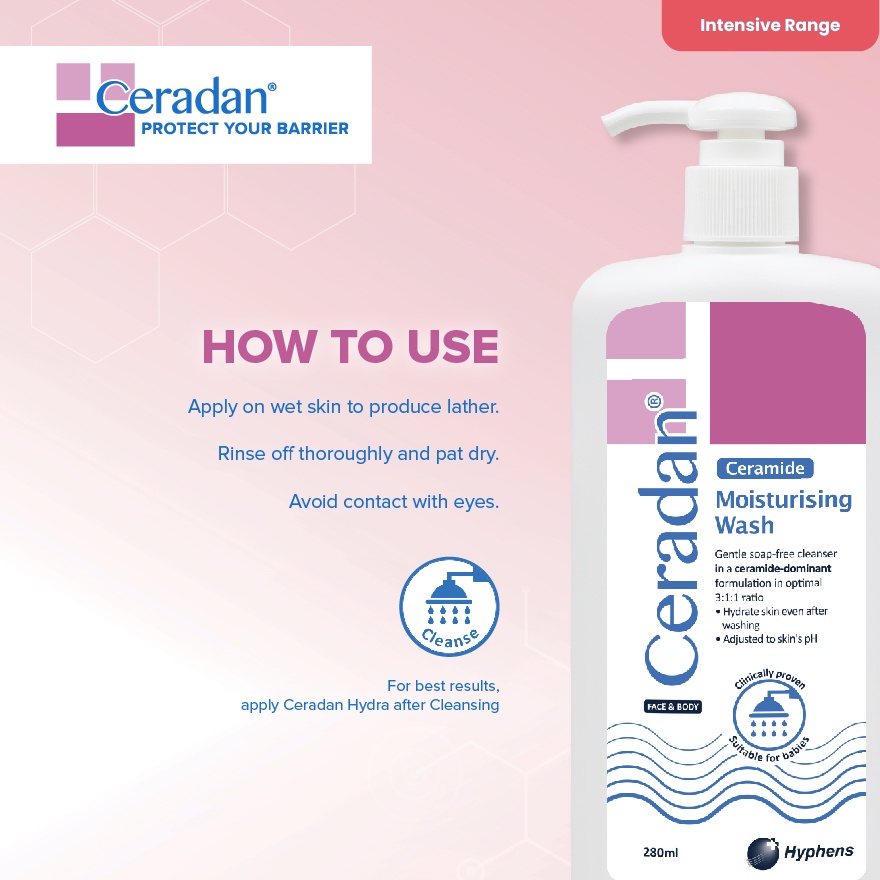 Moisturising Wash For Face & Body 500ml