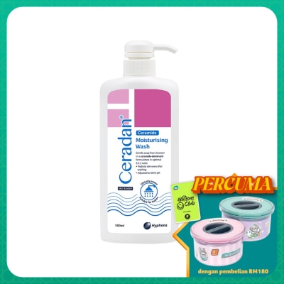 CERADAN Moisturising Wash For Face & Body 500ml