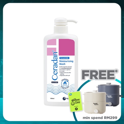 CERADAN Moisturising Wash For Face & Body 500ml