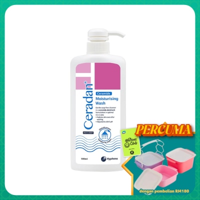CERADAN - Moisturising Wash For Face & Body 500ml