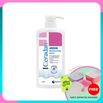 CERADAN Moisturising Wash For Face & Body 500ml