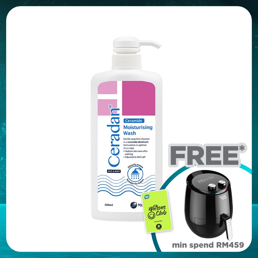 Moisturising Wash For Face & Body 500ml