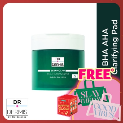 DR. DERMIS Sebumclar BHA AHA Clarifying Pad 70s